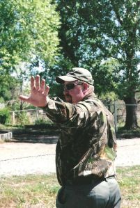My big brother, Frank, telling us goodbye after a visit to Colorado from Alaska.